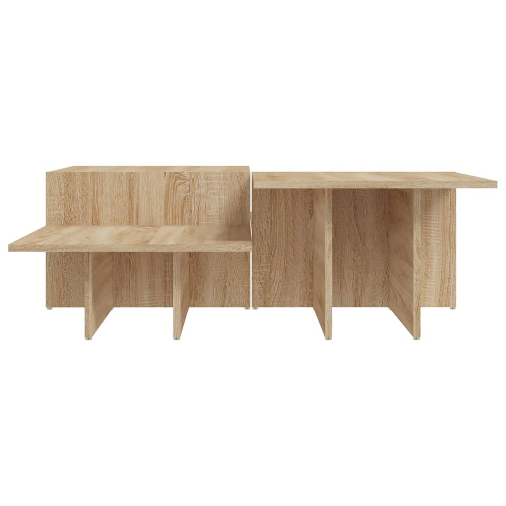 Coffee Table Set of 2 Sonoma oak Engineered wood Medium Durable