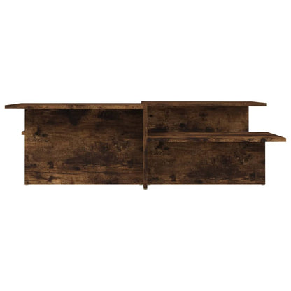 Coffee Table Set of 2 Smoked oak Engineered wood Medium Durable
