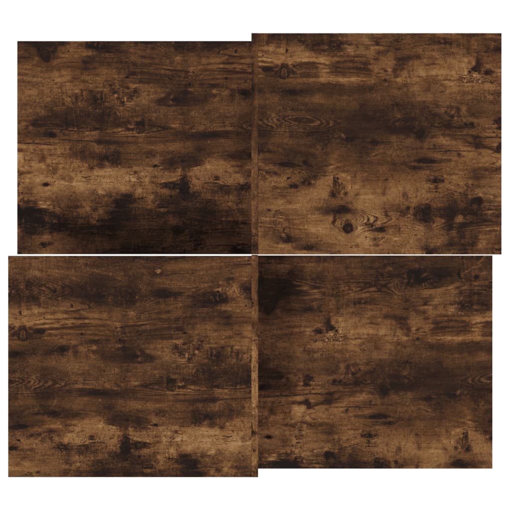 Coffee Table Set of 2 Smoked oak Engineered wood Medium Durable