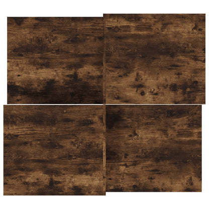 Coffee Table Set of 2 Smoked oak Engineered wood Medium Durable