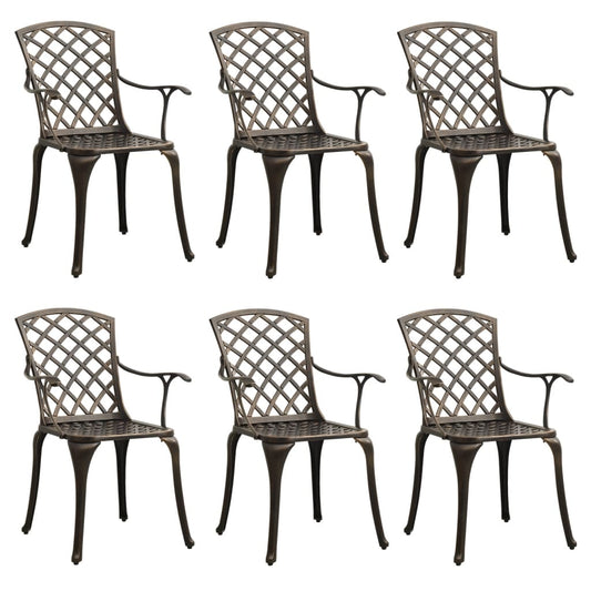 Garden Chair Bronze Cast Aluminum Medium Durable Garden Chair