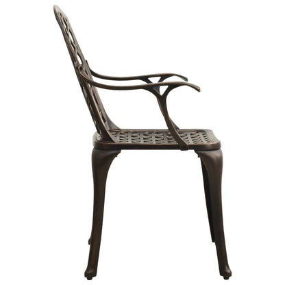 Garden Chair Bronze Cast Aluminum Medium Durable Garden Chair