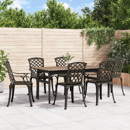 Garden Chair Bronze Cast Aluminum Medium Durable Garden Chair
