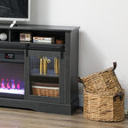 Fireplace TV Stand for TVs Up to TV Console with Electric Fireplace