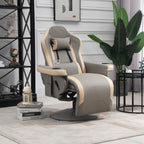 Faux Leather Manual Recliner