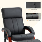 Vibration Recliner Chair with Ottoman and Remote