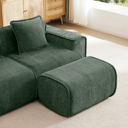 Streamlined Design Modular 2 Seat L Shape Sectional Sofa