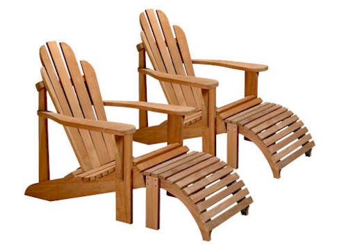 ADIRONDACK WITH OTTOMAN
