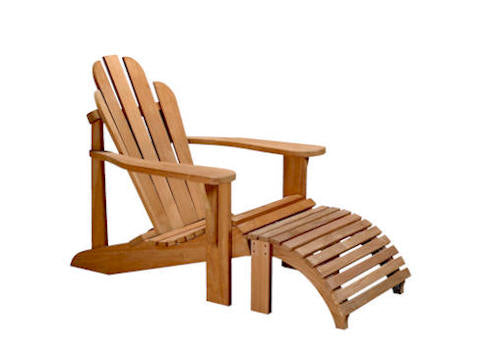 ADIRONDACK WITH OTTOMAN