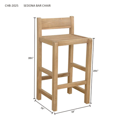 SET-290 DESCANSO SEDONA BAR TABLE 5-PC SET