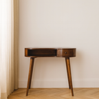Chestnut Rounded Writing Desk