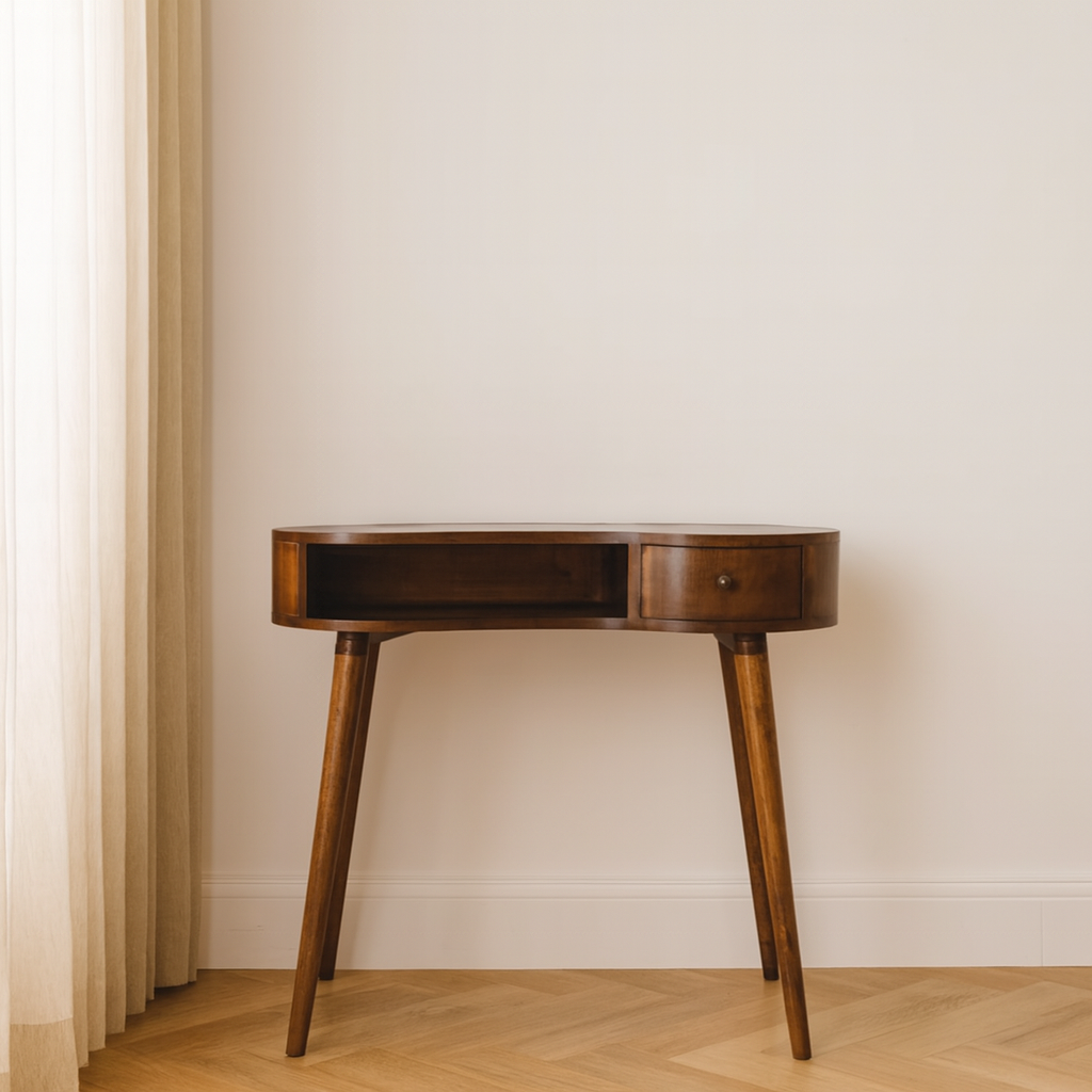 Chestnut Rounded Writing Desk