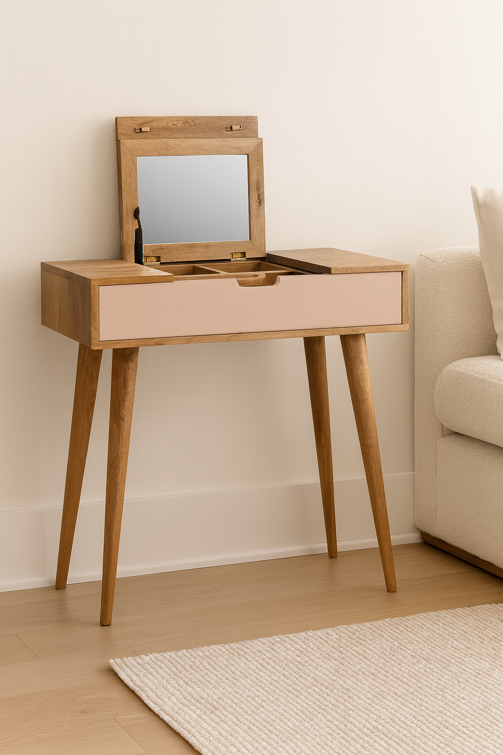 Mini Pink Dressing Table
