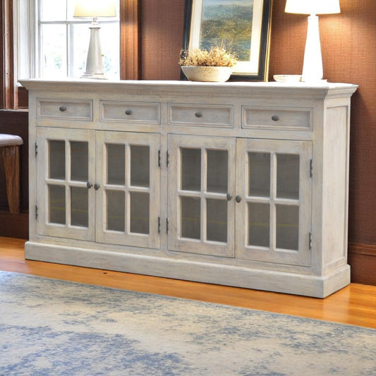 Stone Acid Wash Glazed Sideboard