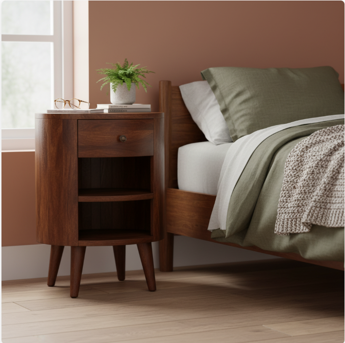 Cortez Chestnut nightstand