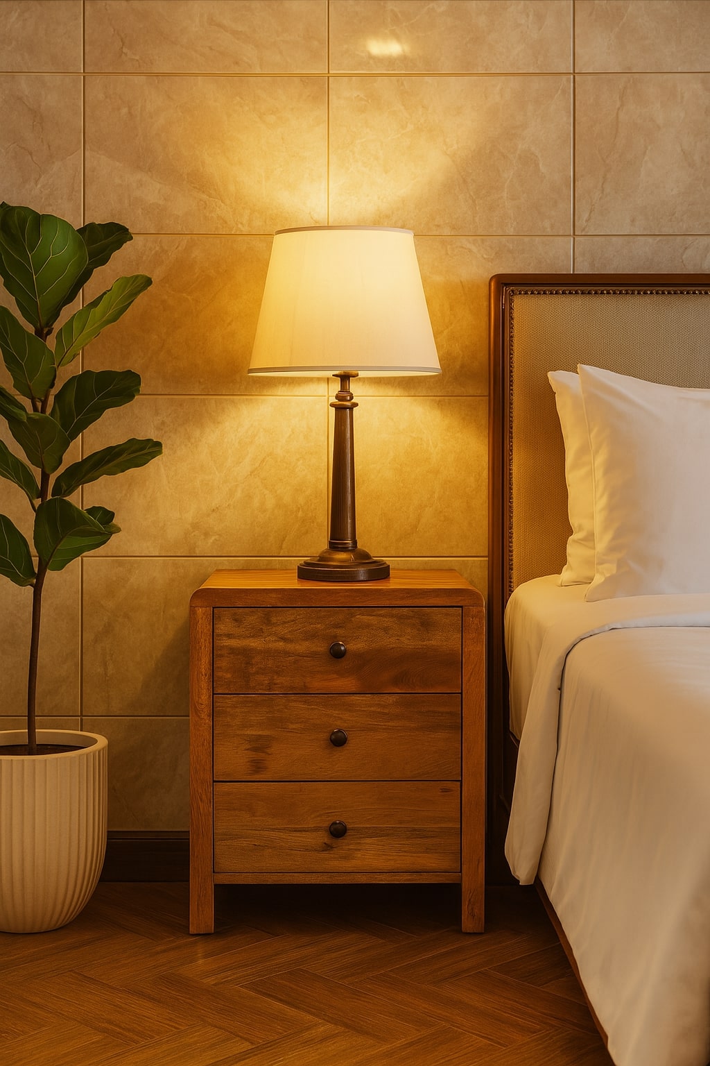 Oak-ish Naya nightstand