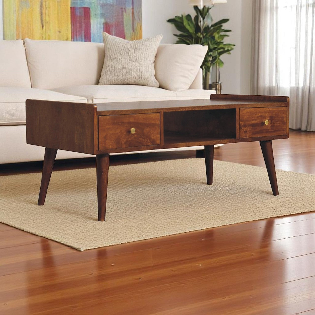 Elevated Chestnut Media Unit