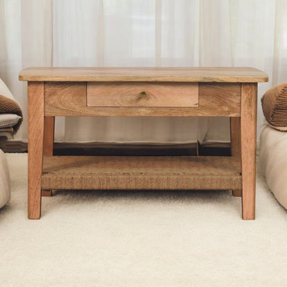 Rope 2 Drawers Coffee Table