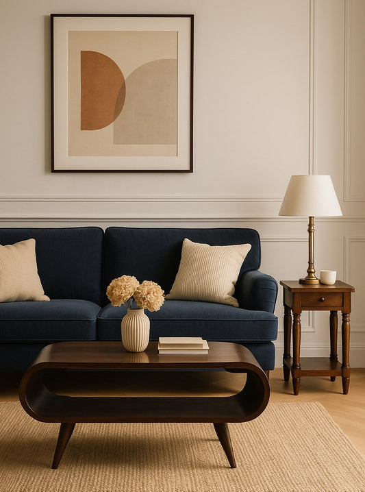 Open California Walnut Coffee Table