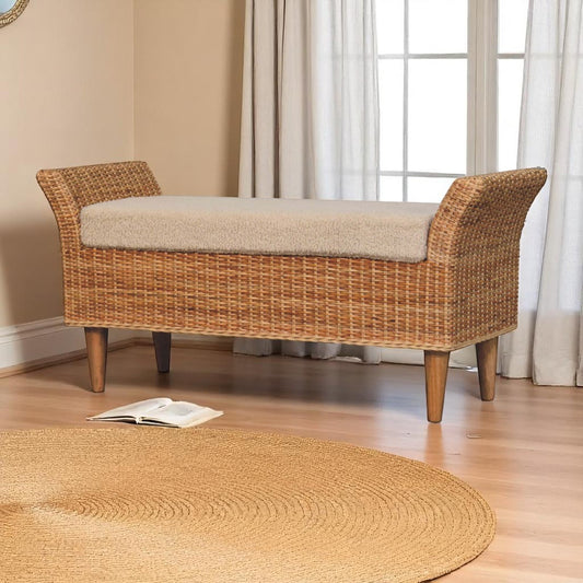 Riviera Woven Bench