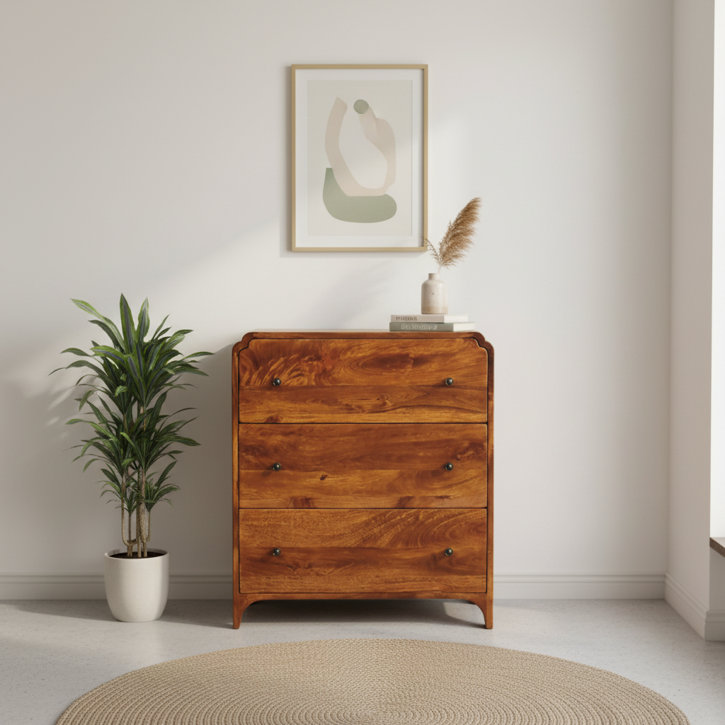 Newton Chestnut 3 Drawer Chest