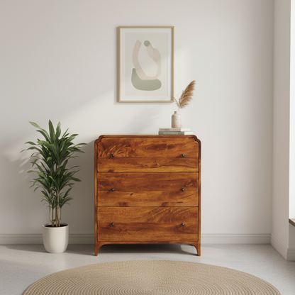 Newton Chestnut 3 Drawer Chest