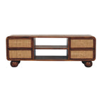 Larissa 4 Drawer Chestnut Media Unit