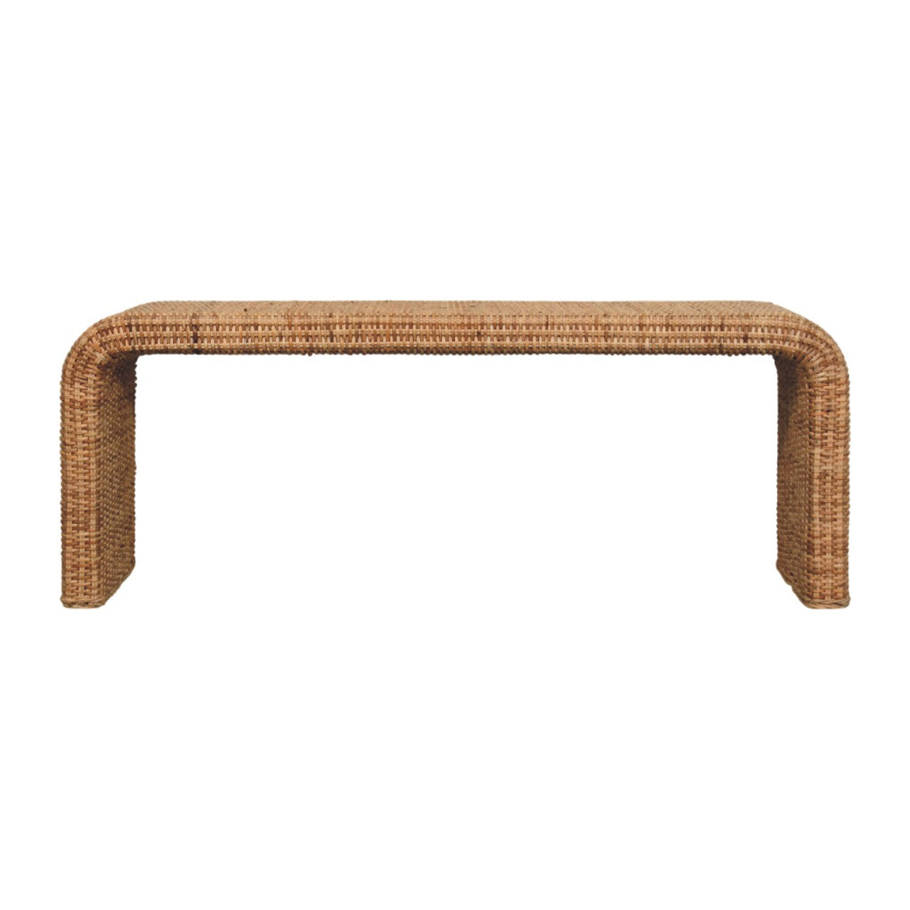 Rattan Weave Bench
