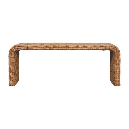 Rattan Weave Bench