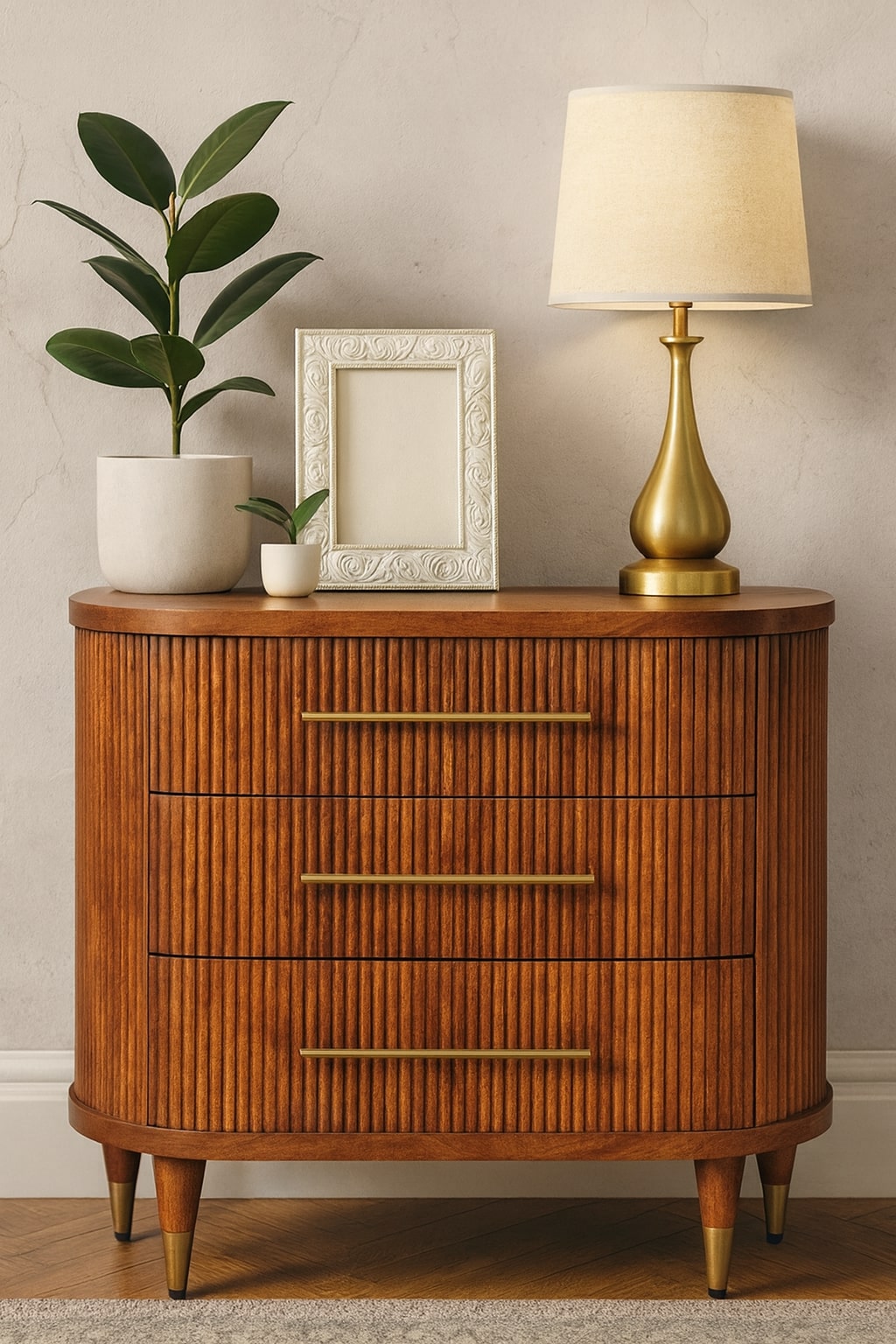 Emerson Ribbed 3-Drawer Chest