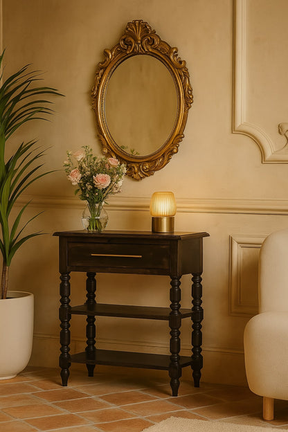 Heritage Turned-Leg Side Table