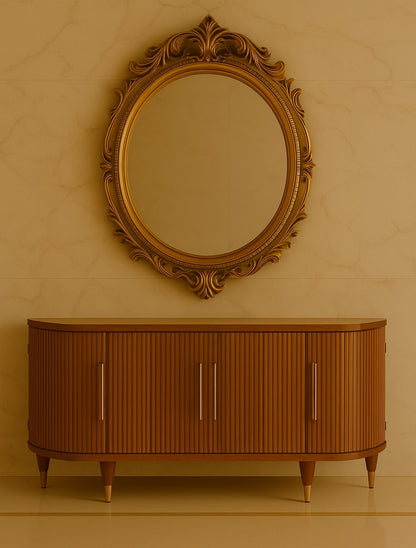 Ravello Curved 4-Door Sideboard