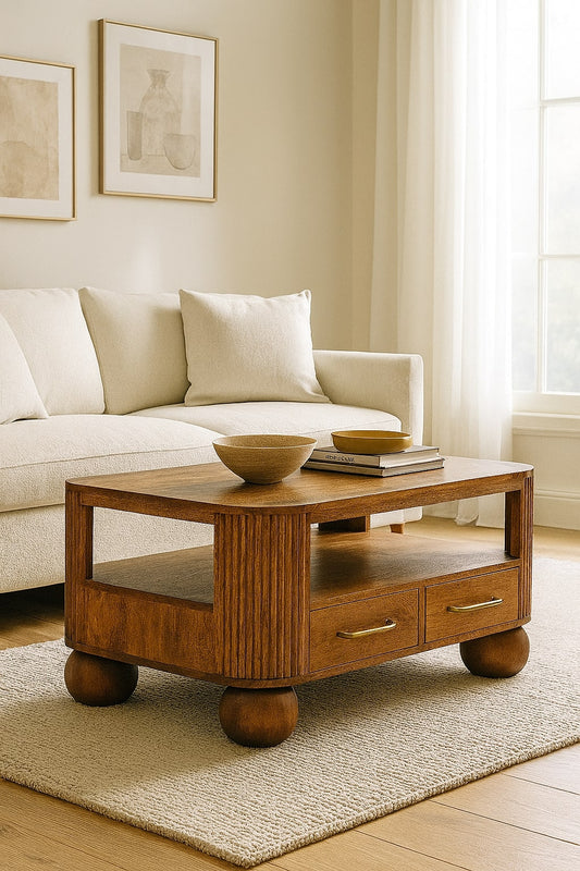 Briarwood Fluted Coffee Table