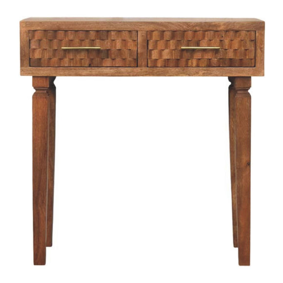 Arno Console Table in Golden Teak