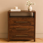 Arched Edge 3 Drawer Chest