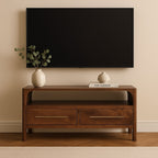 Arched Edge 2 Drawer Media Unit