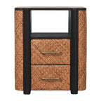 Rattan Curve Edge Nightstand