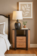 Rattan Curve Edge Nightstand