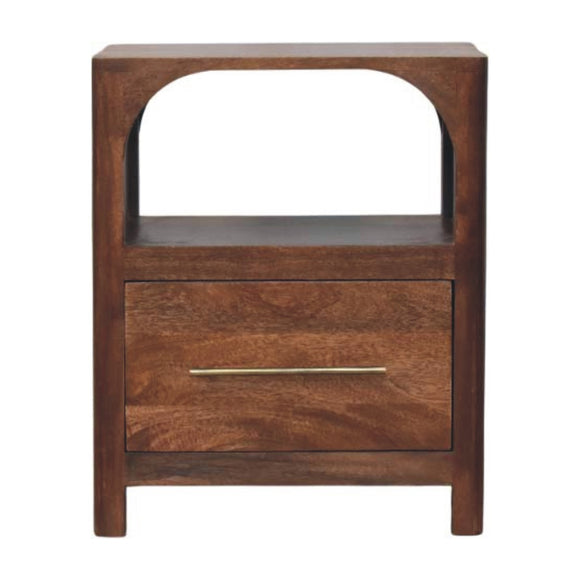 Arc-Line Bedside Table