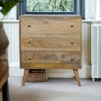 Curved Oak-ish Chest