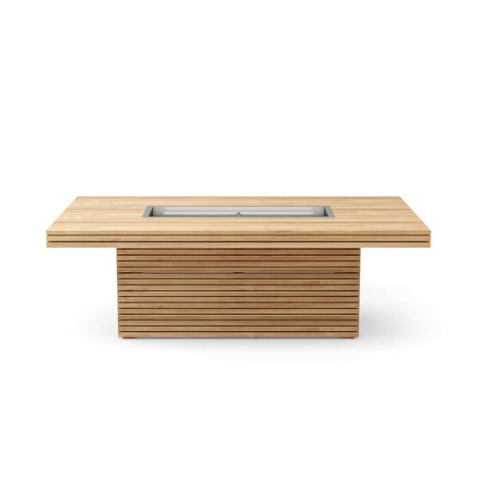 LOUVRE RECTANGULAR FIREPLACE COFFEE TABLE