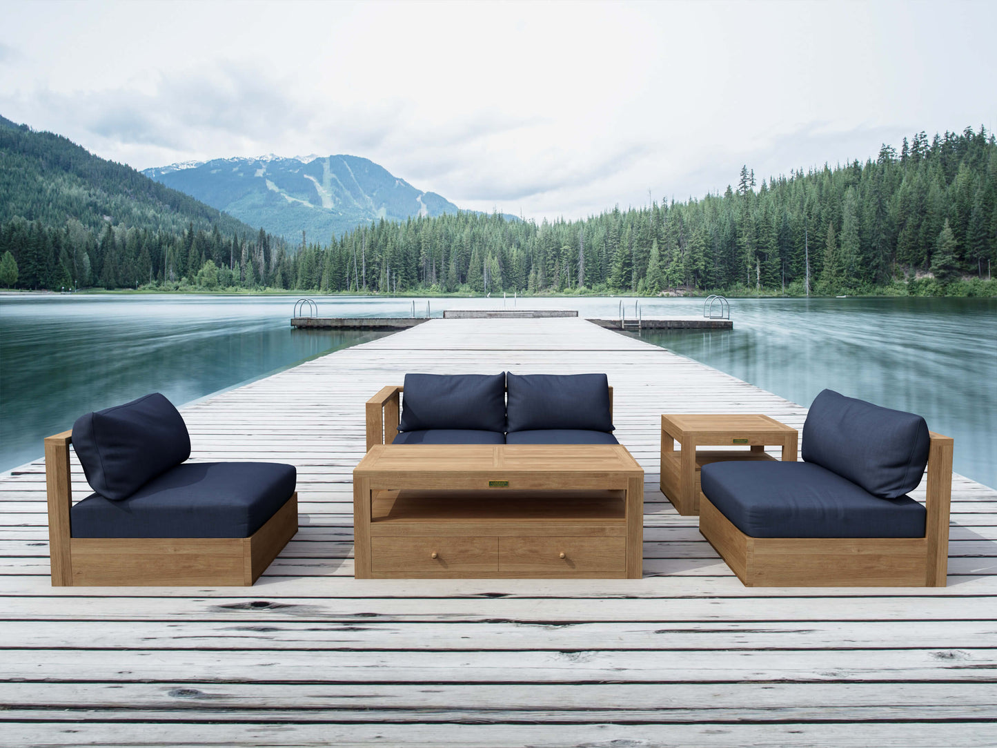 SET-152 COPACABANA MODULAR DEEP SEATING SET