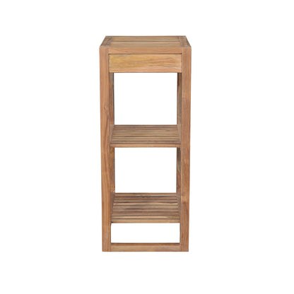 SPA TOWEL TABLE WITH 2-SHELF