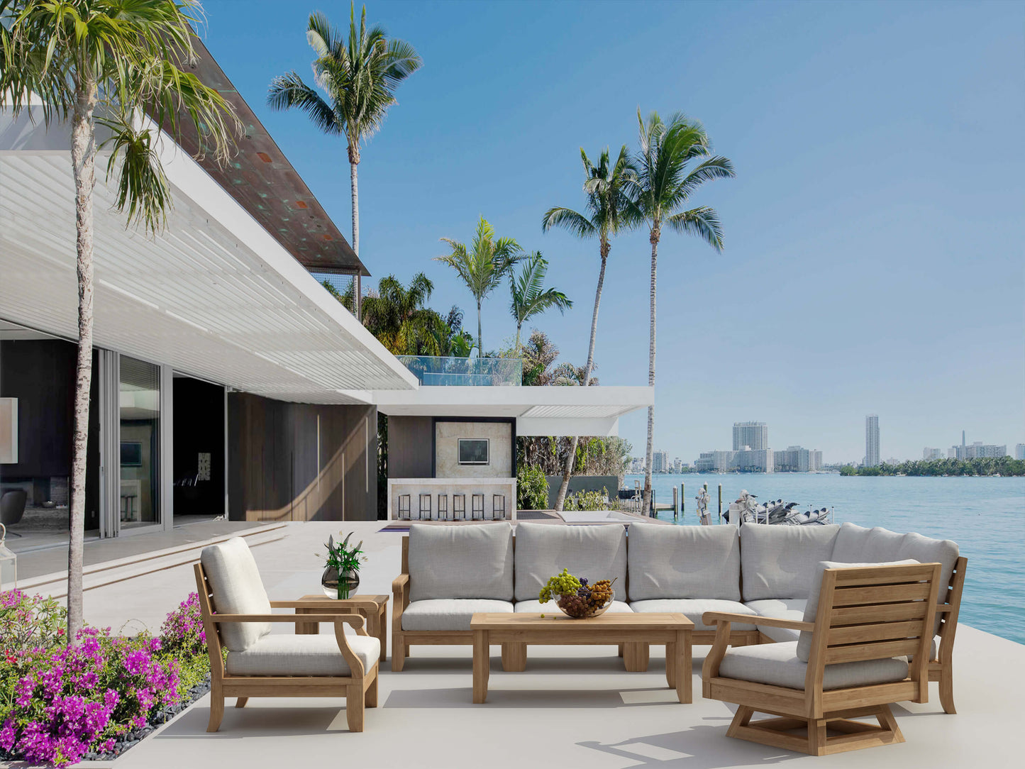 SET-98 RIVIERA MODULAR DEEP SEATING SET