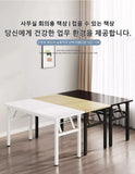 Simple Folding Desk, Desk, Home Dining Table, Rectangular Office Desk, Computer Desk, Student Learning Desk, Training Desk