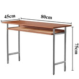 Solid Wood Coffee Table Retro Office Side Table Nordic Rectangle Wooden Computer Desk Dressing Tables Living Room Furnitures