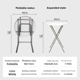 Modern Minimalist Folding Dining Table for Home Office Conference Space-Saving Multi-Function Table for Small Apartments