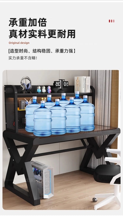 Aesthetic Funny Computer Table Storage Modern Gaming Designer Computer Table Stainless Steel Bureau Meuble Home Furniture
