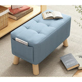 shoe change stool at home door, simple small square stool with solid wood, small bench in living room, coffee table stool