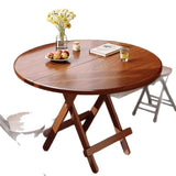 Foldable Dining Table Sturdy Folding Desk for Kitchen Restaurant Furniture No Assembly Needed Study Office Desk Strong Stable